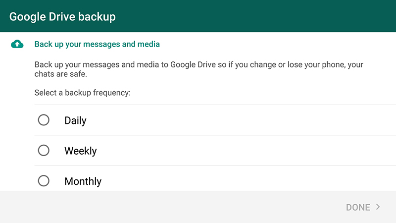 Illustration for article titled How to Back Up and Restore WhatsApp Chats with Google Drive